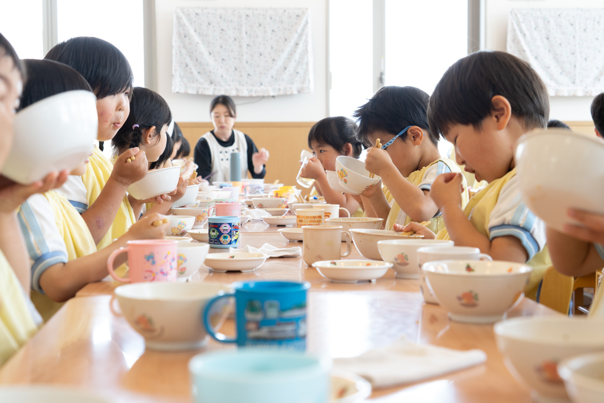 給食の様子