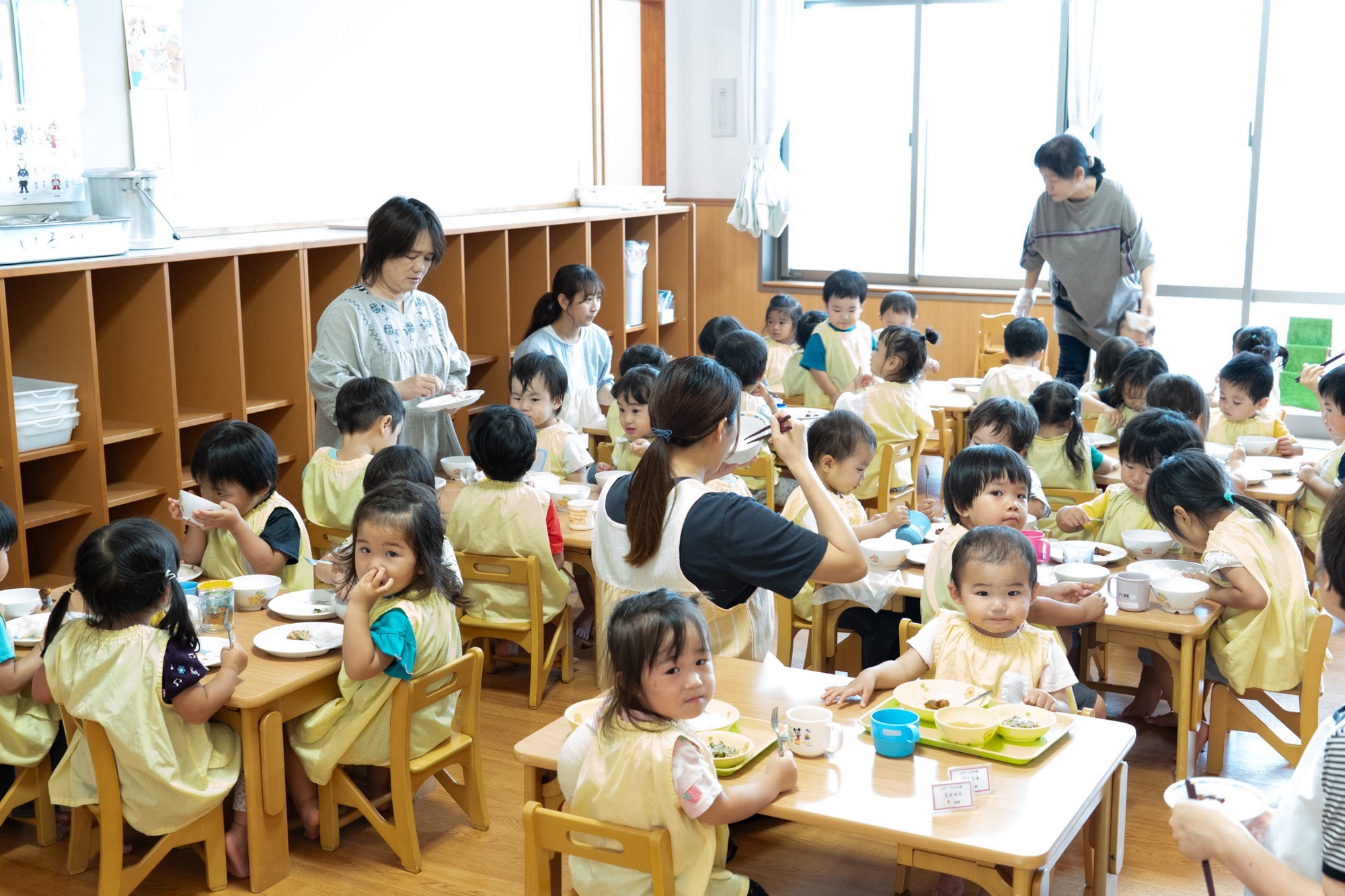 給食の様子