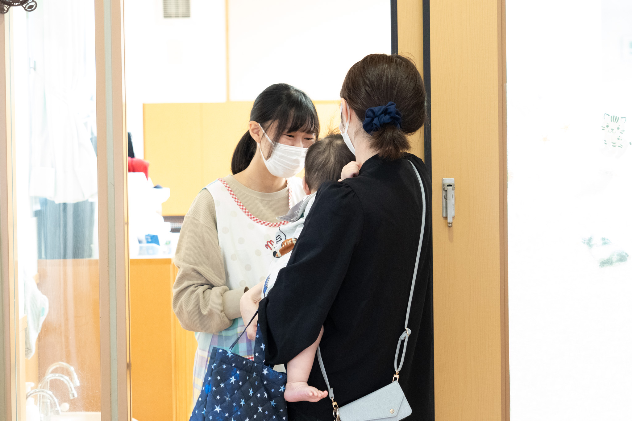 登園の様子