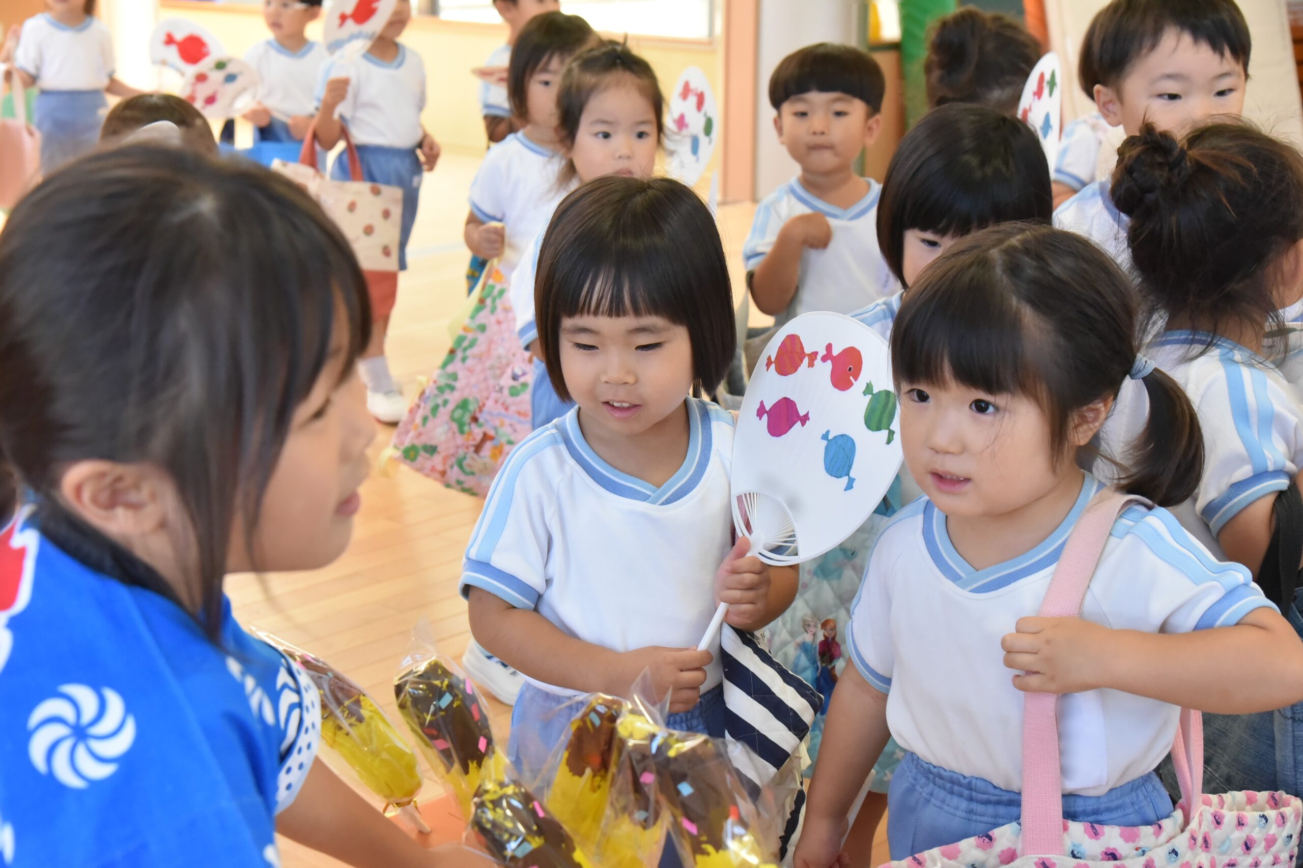 縁日ごっこの様子