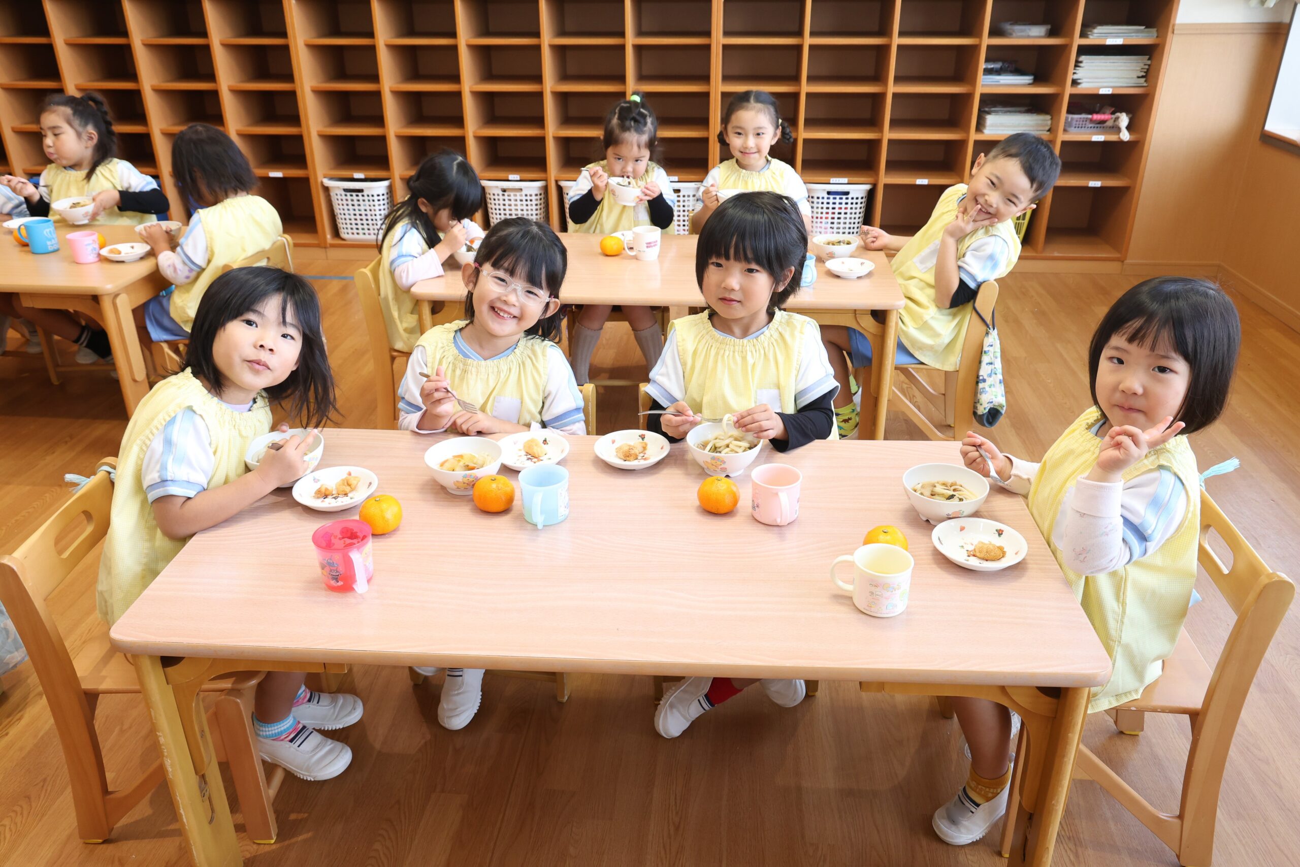 餅つきの様子